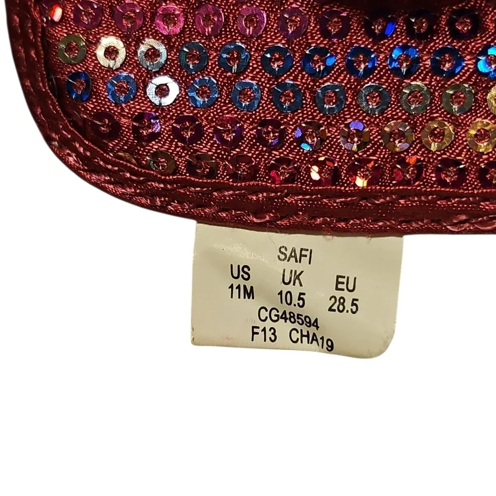 Stride Rite Pink Boots w/Sequins & Buckles